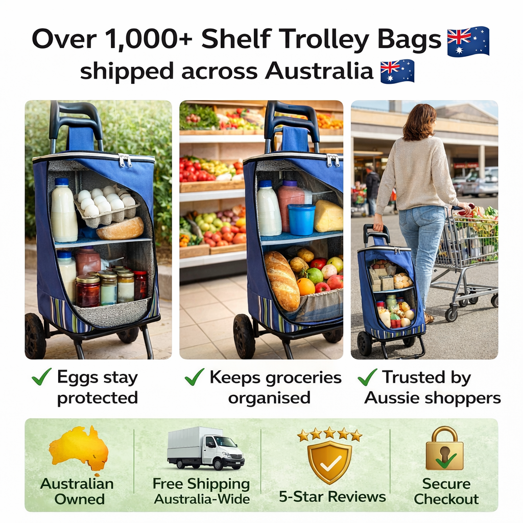 Shelf Trolley bag features