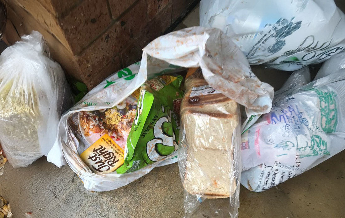 Squashed groceries