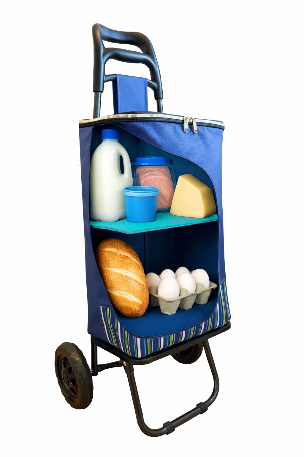 Shelf Trolley Bag with groceries