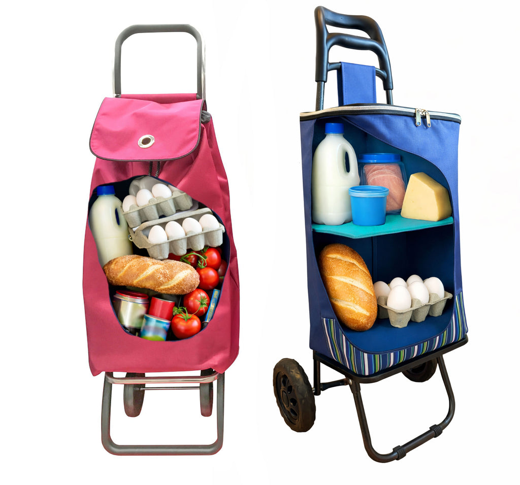 Shelf Trolley Bag – Insulated Shopping, Picnic & Beach Bag with Foldable Shelf
